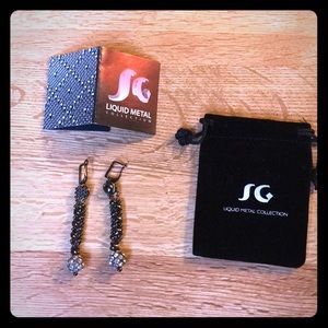 Sergio Gutierrez Black Chrome Earrings